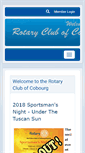 Mobile Screenshot of cobourgrotary.ca